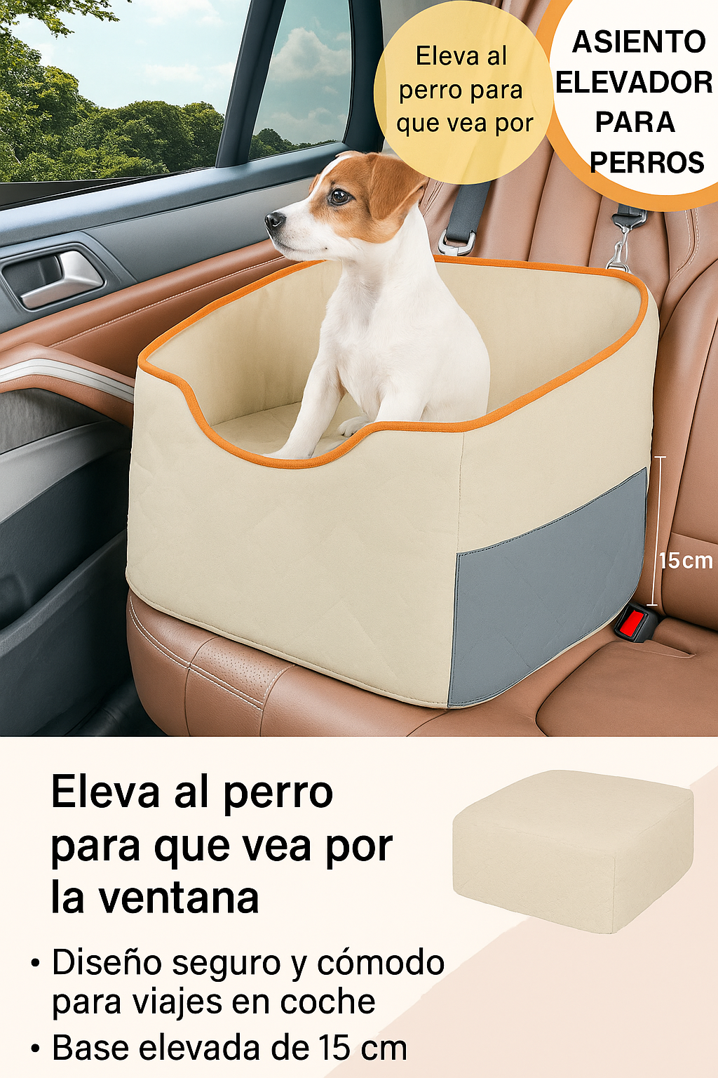 Asiento Coche Perro