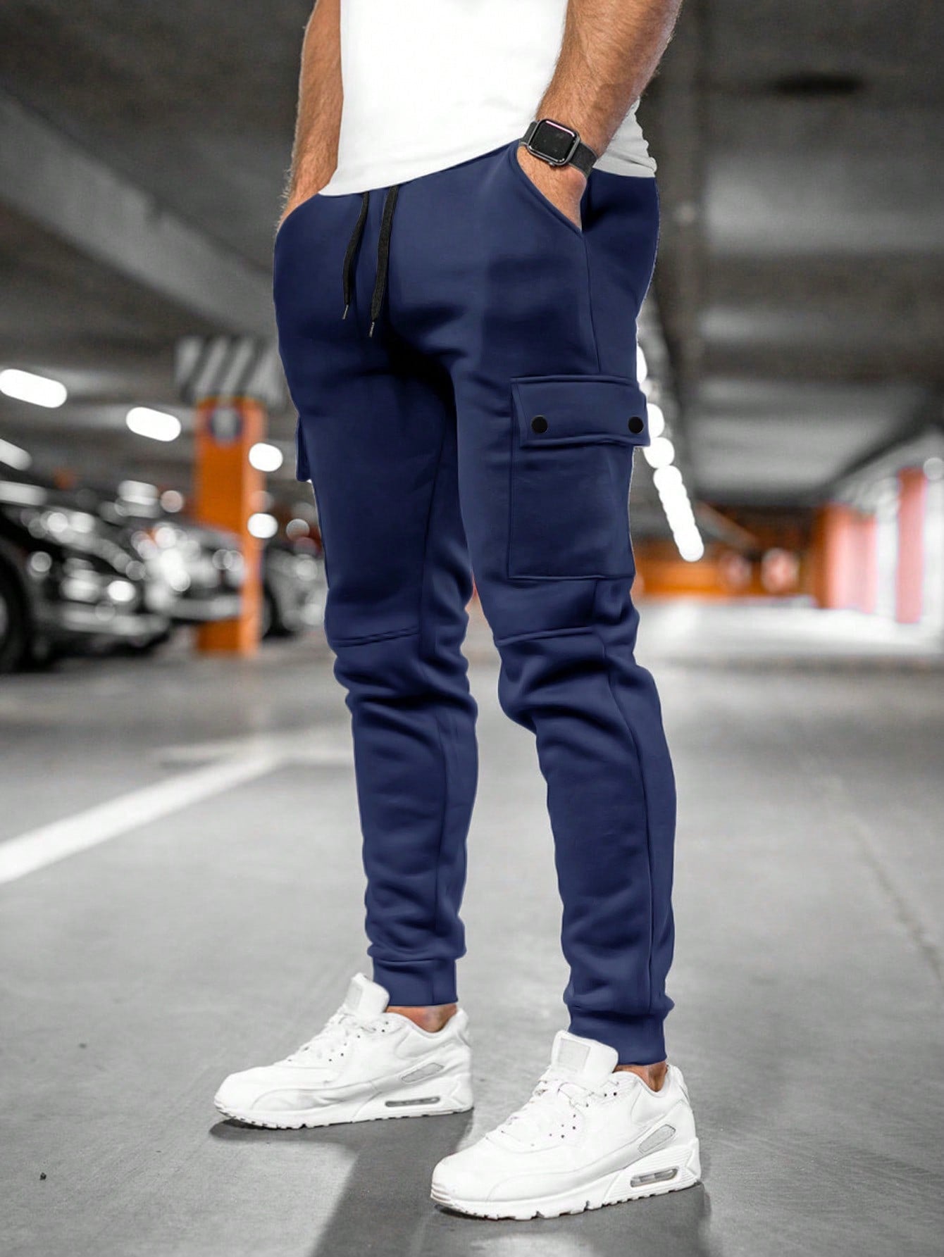 Jogger Cargo Slim Hombre