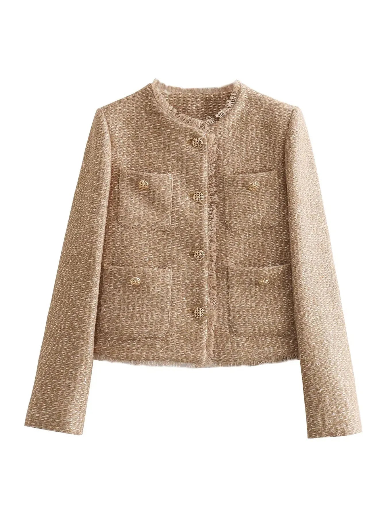 Chaqueta Tweed Mujer