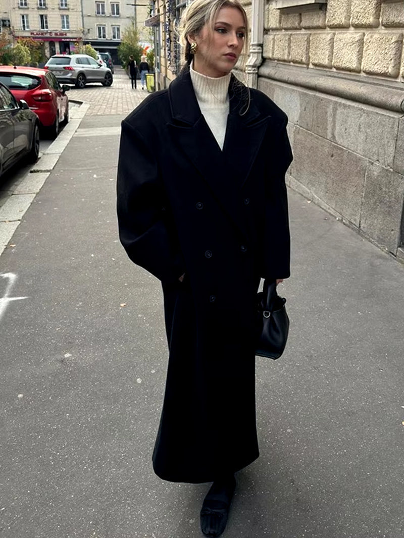 Abrigo Largo Mujer Oversize