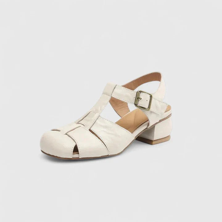 Sandalias Mujer Cuero Elegantes