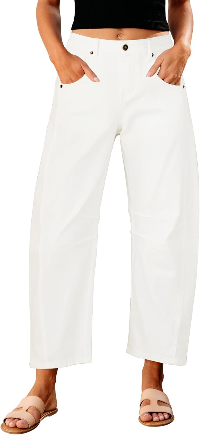 Jeans Mujer Barrel Tiro Alto