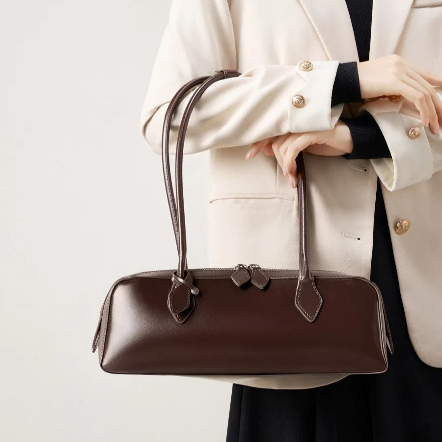 Bolso Mano Mujer Cuero