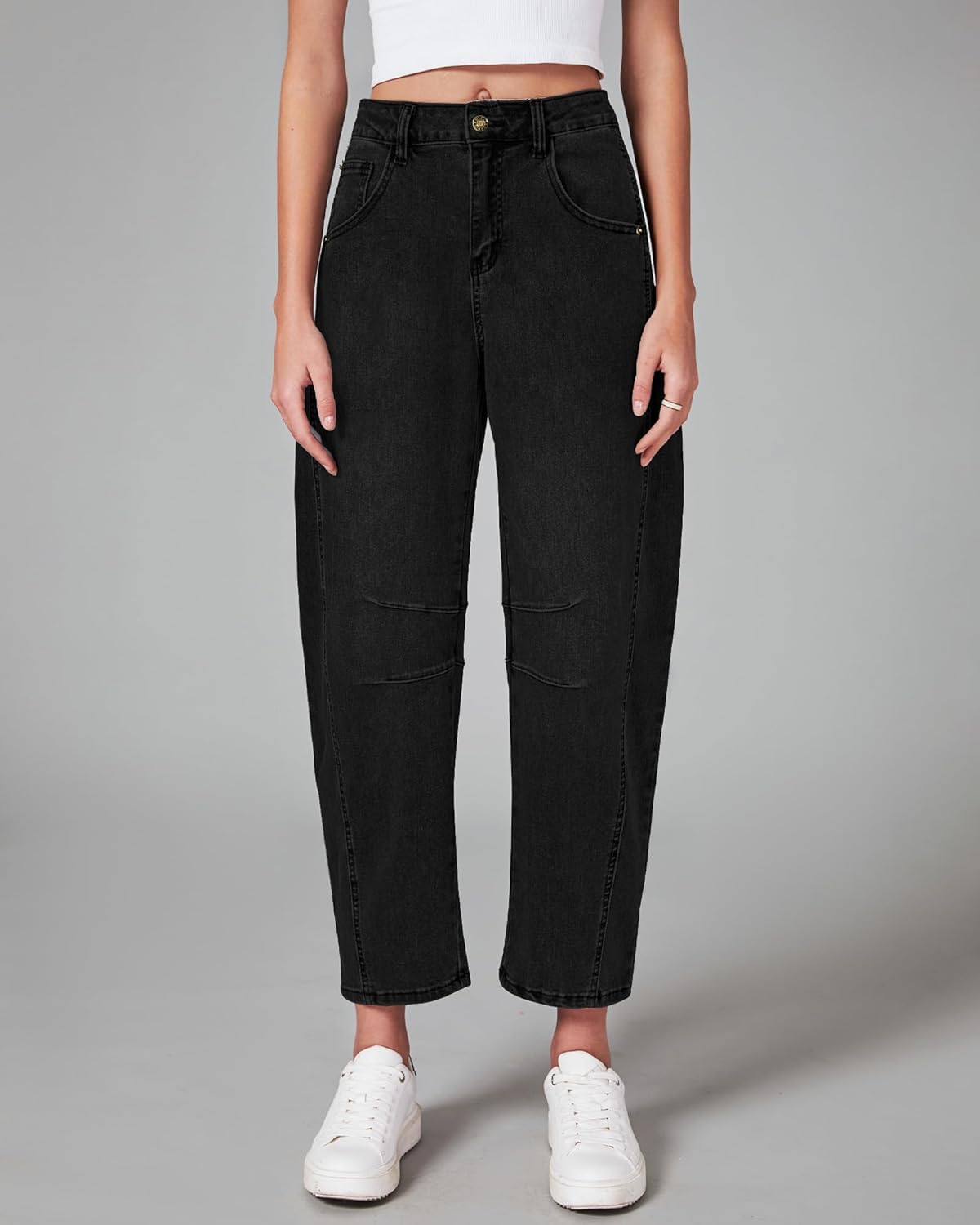 Jeans Mujer Barrel Tiro Alto