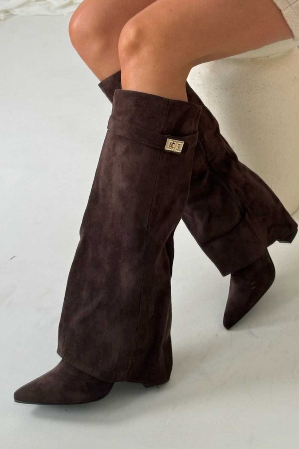 Botas Altas Mujer Ante