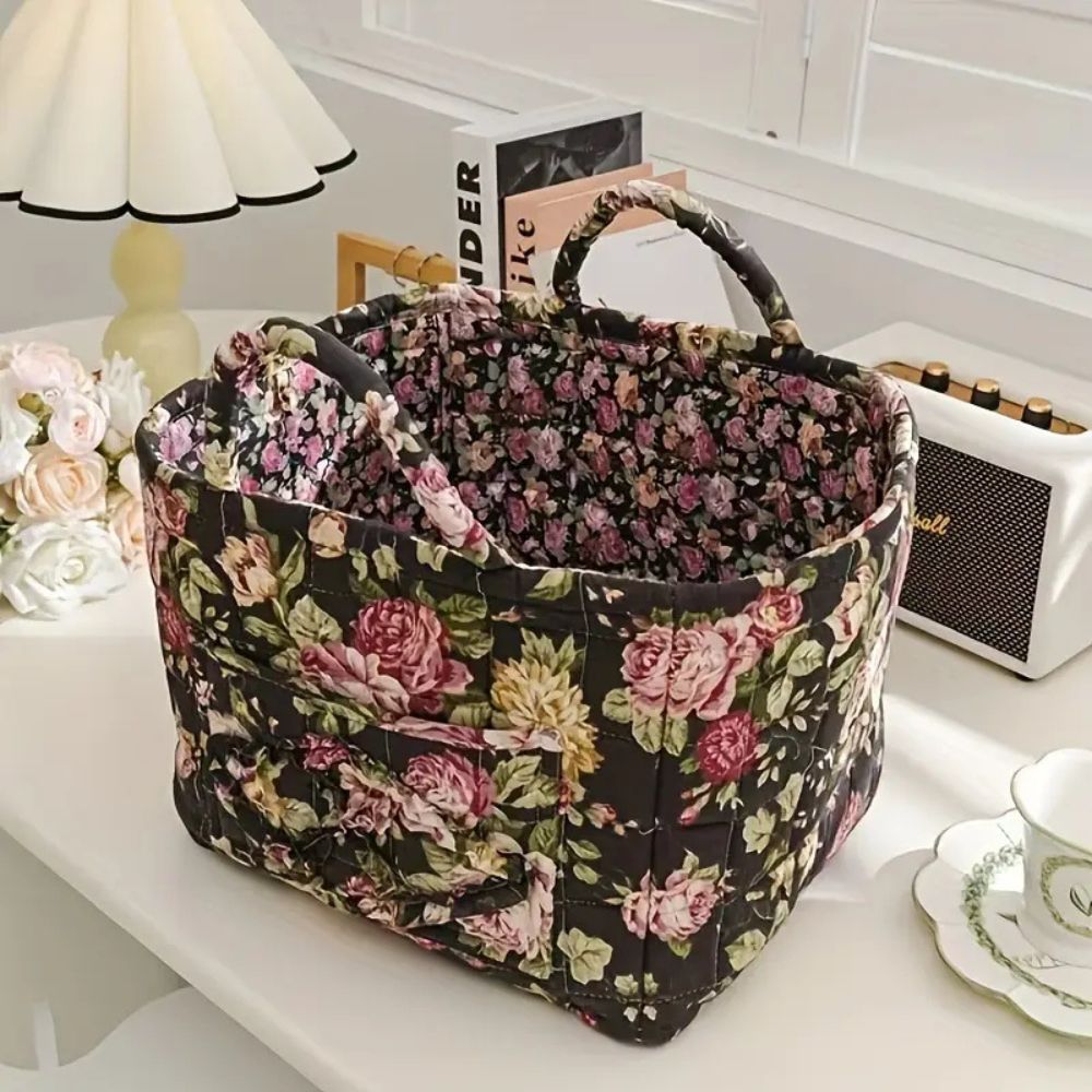 Cesta Lona Floral