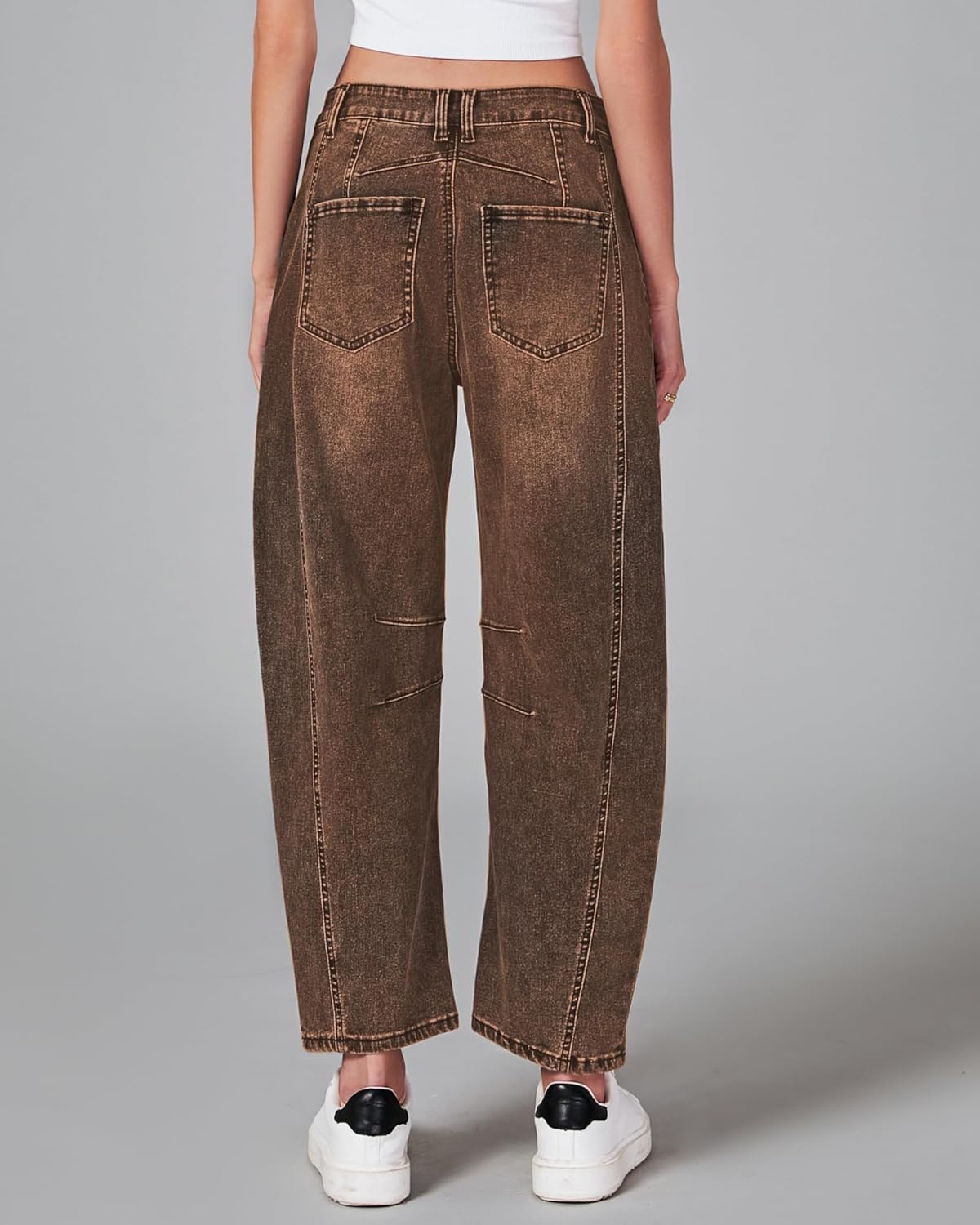 Jeans Mujer Barrel Tiro Alto