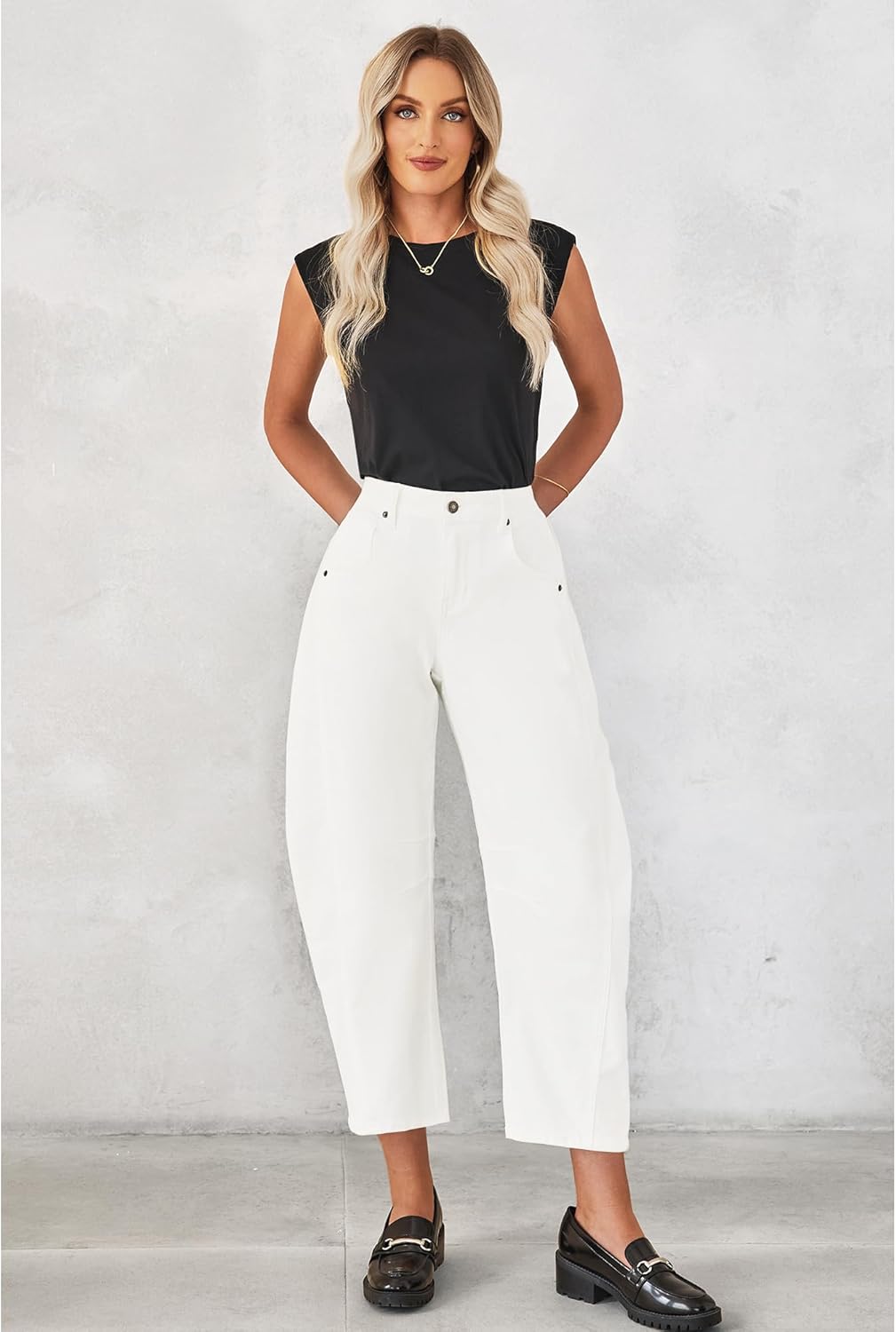 Jeans Mujer Barrel Tiro Alto