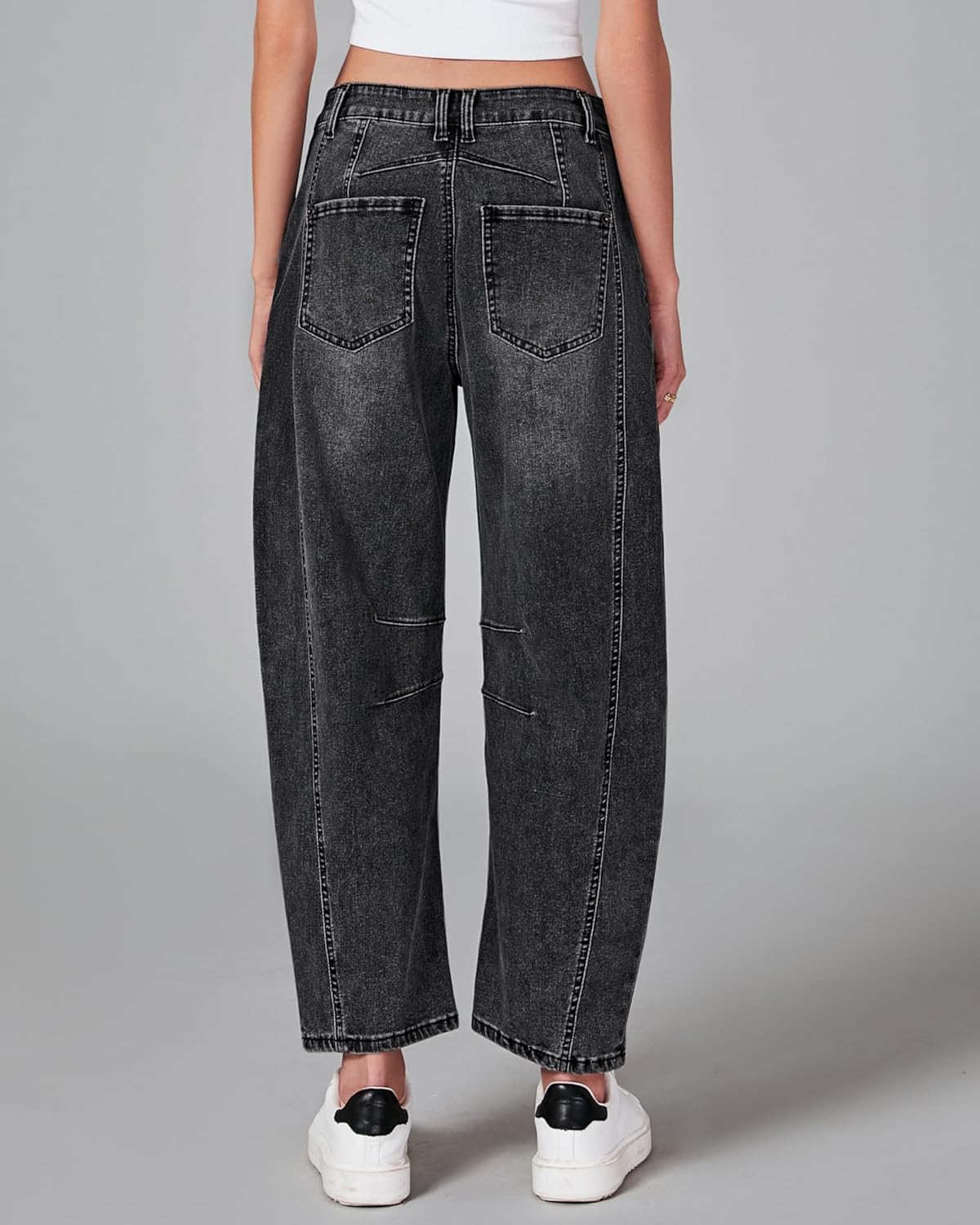Jeans Mujer Barrel Tiro Alto