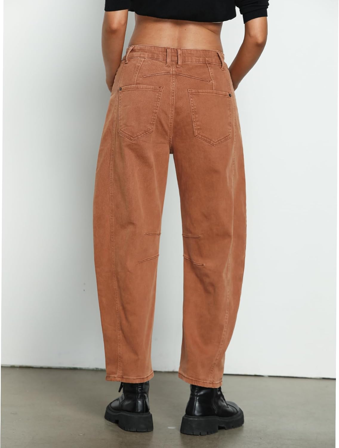 Jeans Mujer Barrel Tiro Alto