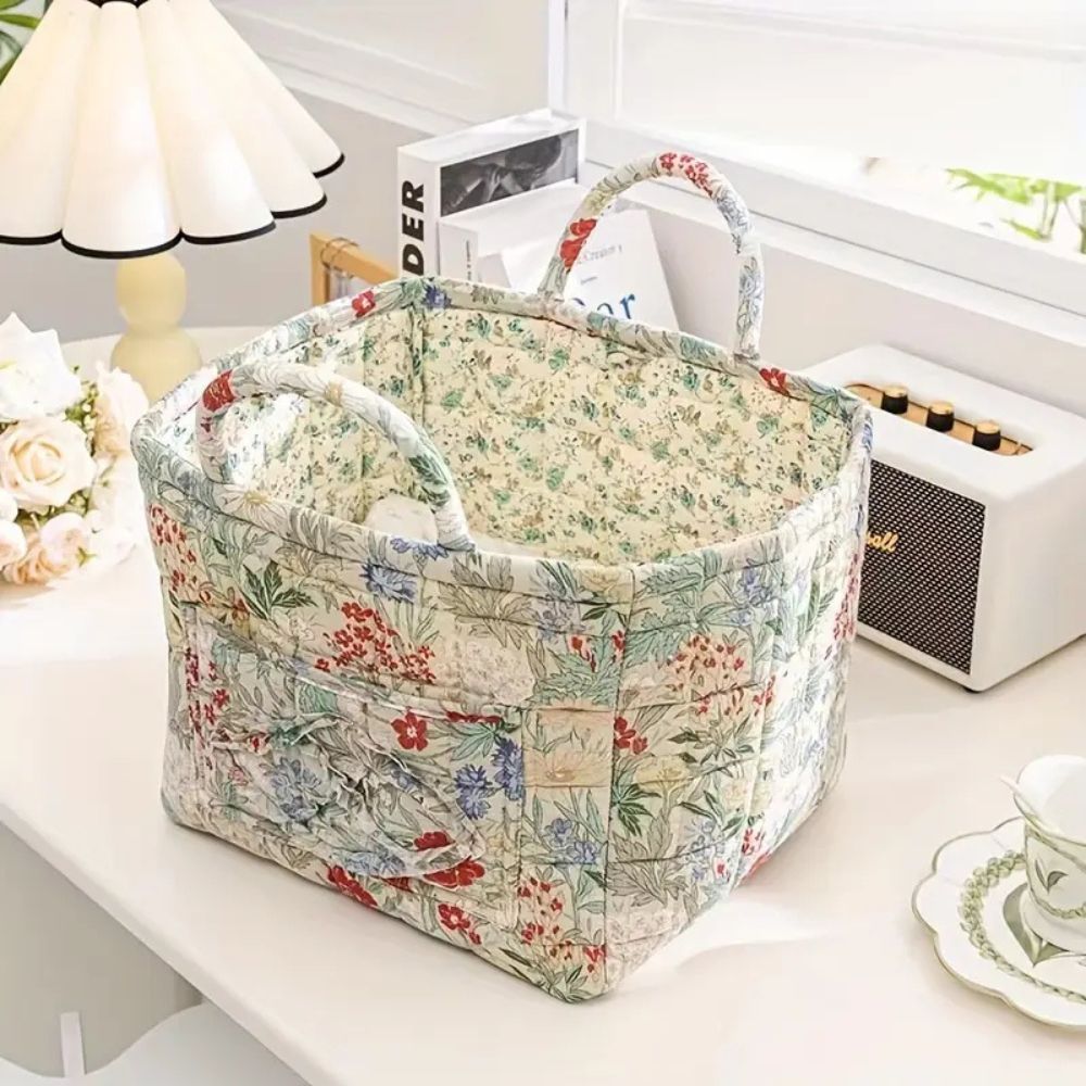 Cesta Lona Floral