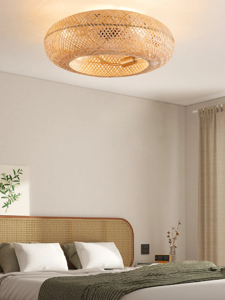 Ventilador Bambú Techo