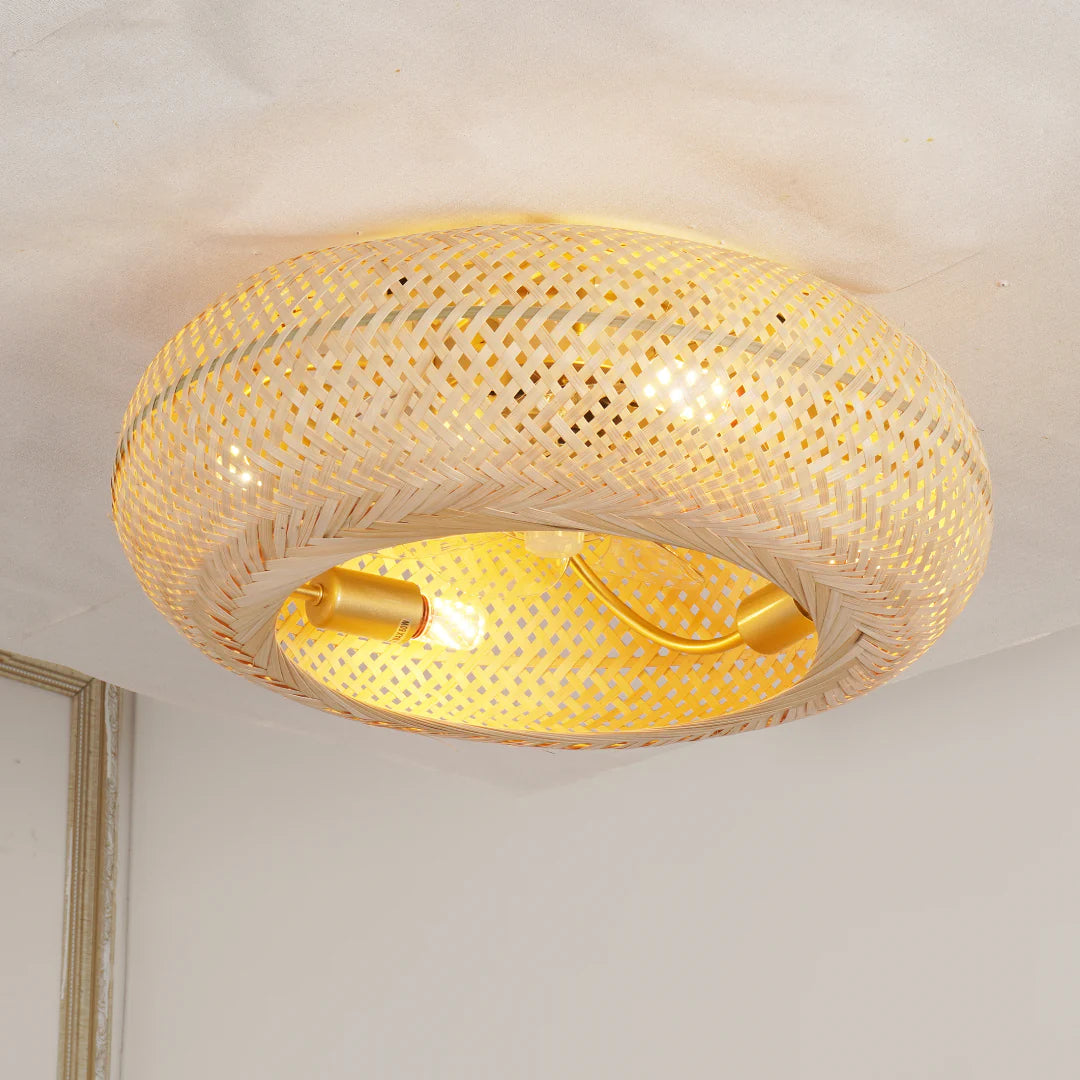 Ventilador Bambú Techo