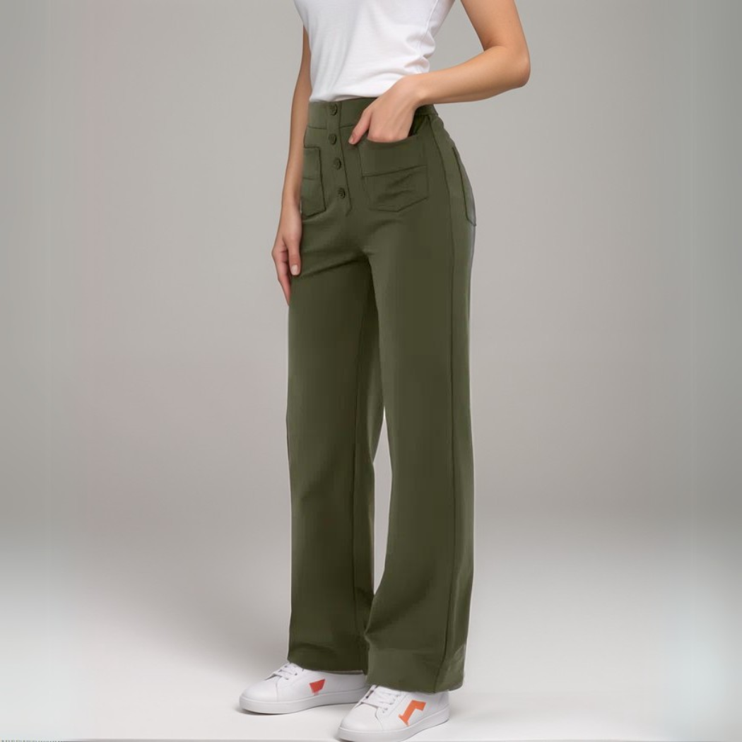Pantalón Mujer Cintura Alta