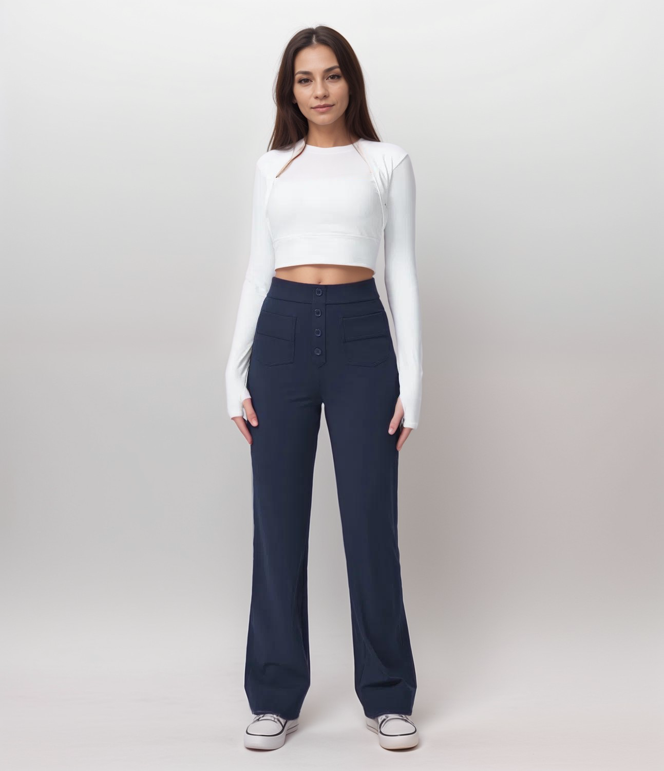 Pantalón Mujer Cintura Alta