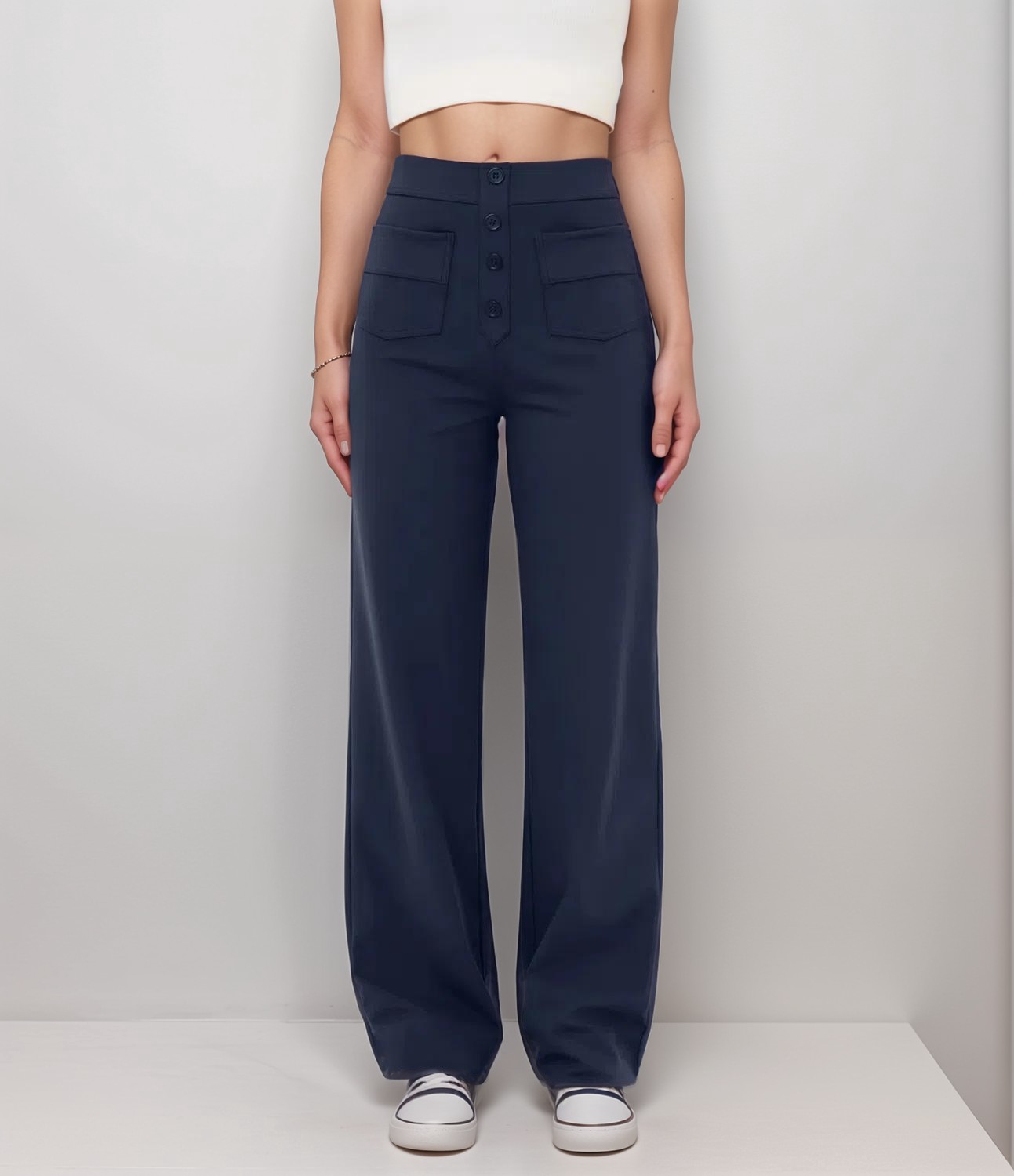 Pantalón Mujer Cintura Alta