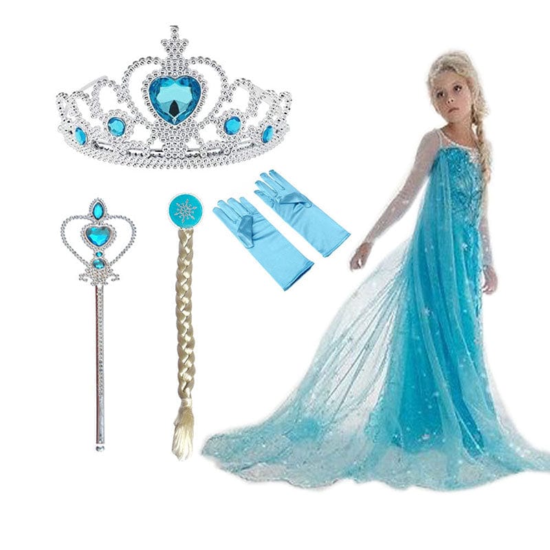 Vestido Princesa Azul Niña
