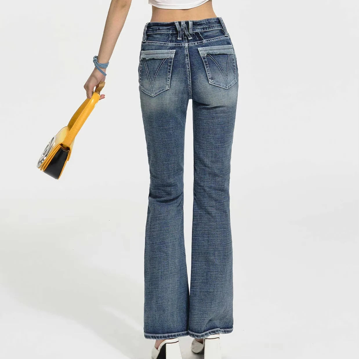 Jeans Mujer Rectos Vintage