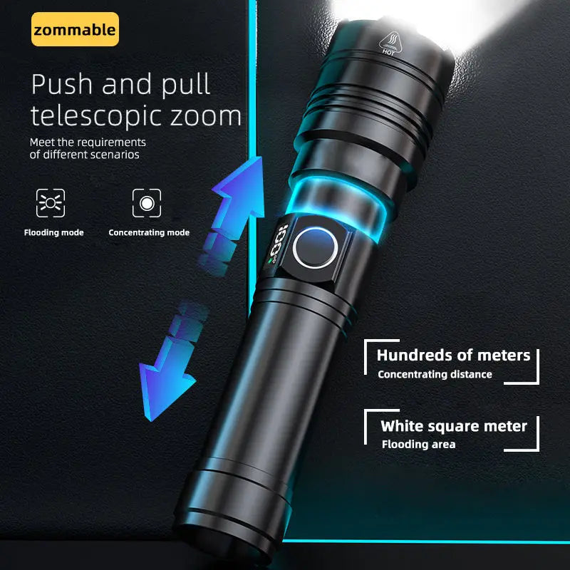 Linterna Táctica LED Recargable