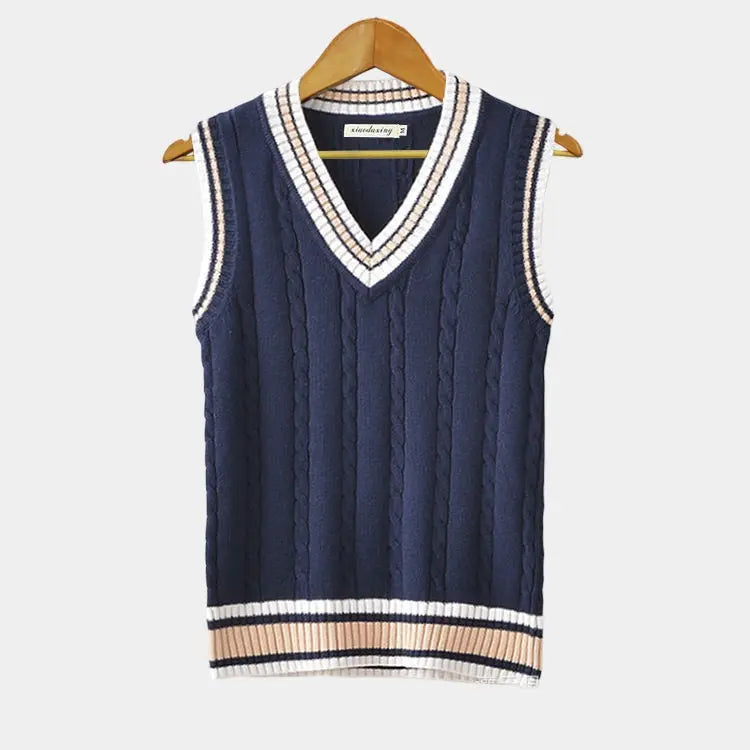 Chaleco Punto Cuello V