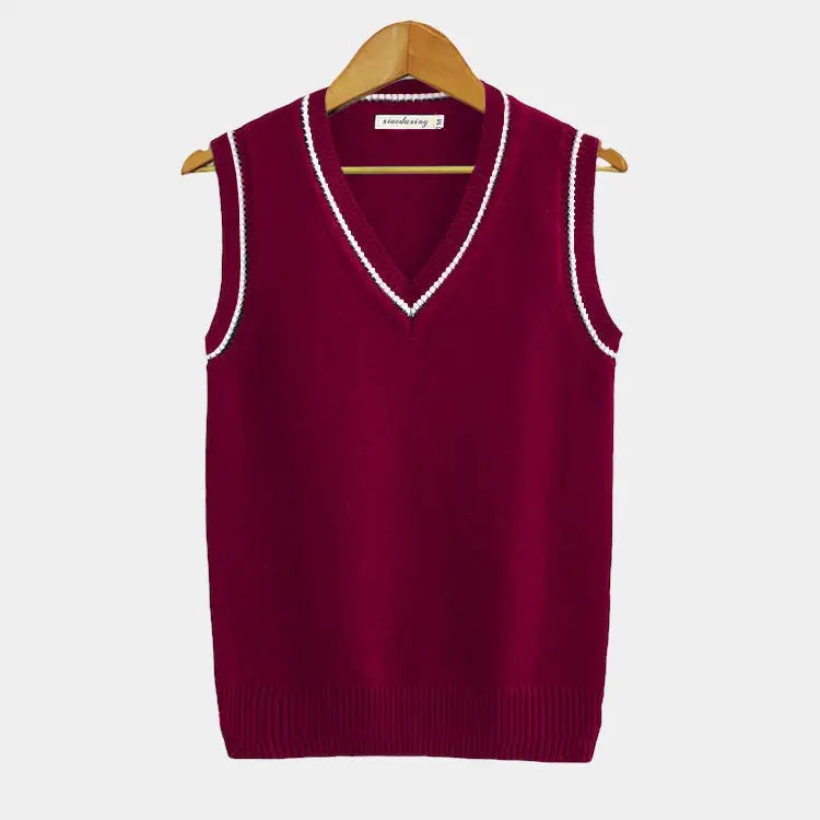 Chaleco Punto Cuello V