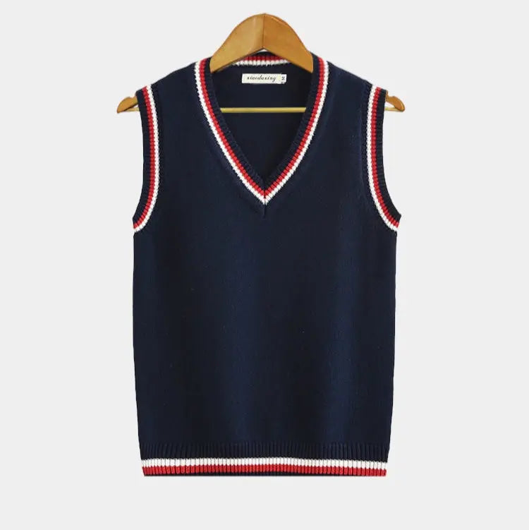 Chaleco Punto Cuello V