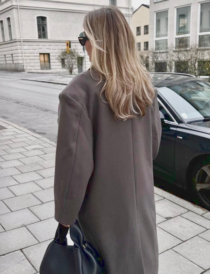 Abrigo Largo Mujer Oversize