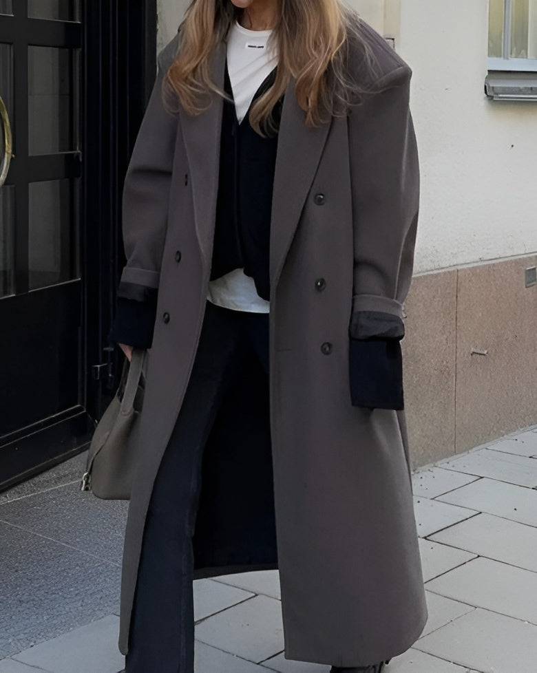 Abrigo Largo Mujer Oversize