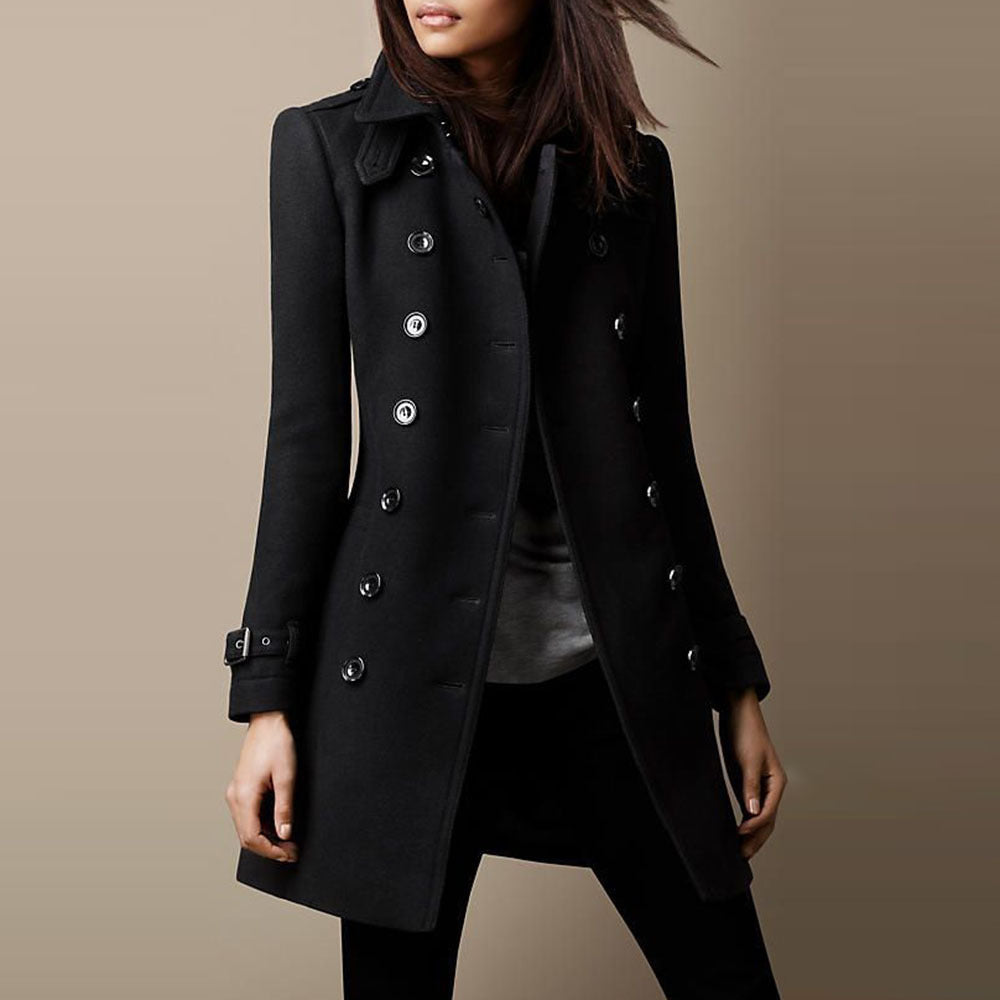 Gabardina Larga Mujer