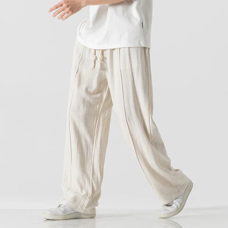 Pantalones Hombre Lino
