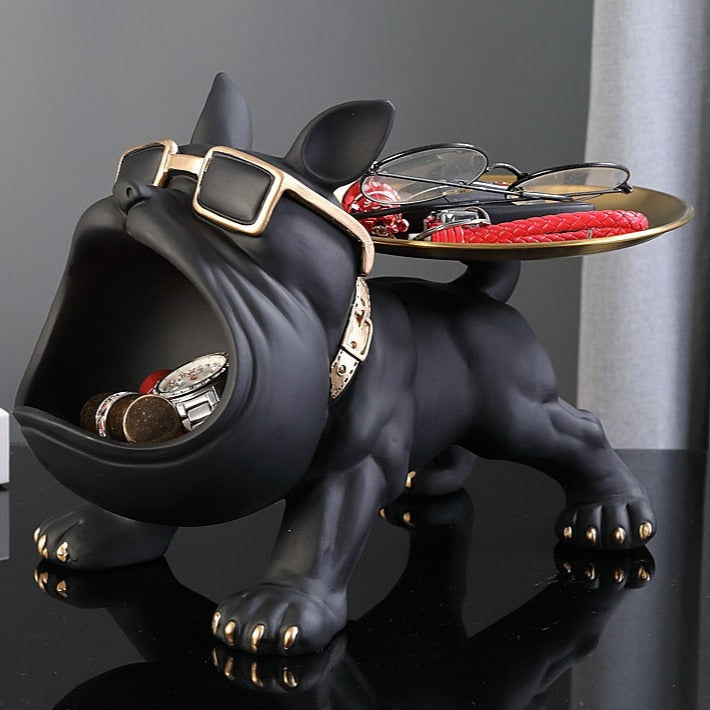 Escultura Bulldog Cuerpo Fuerte