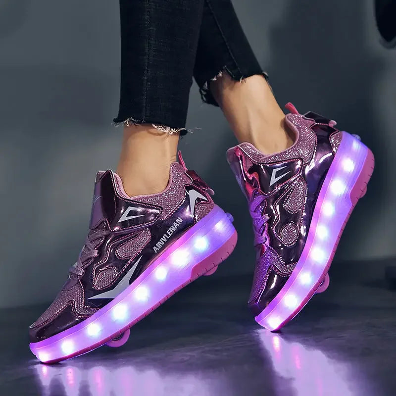 Zapatillas LED Ruedas Niños