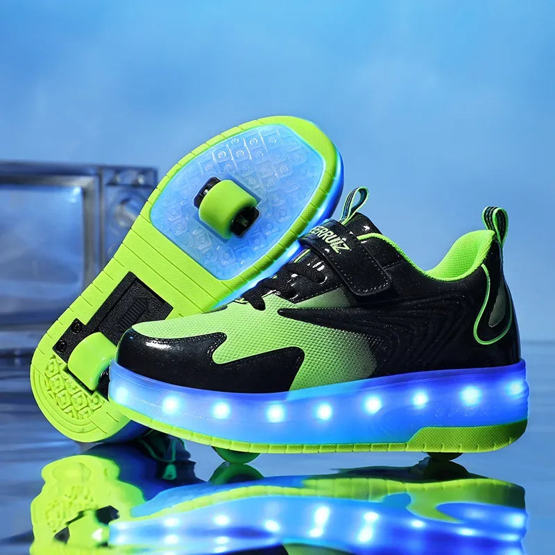 Zapatillas LED Ruedas Niños