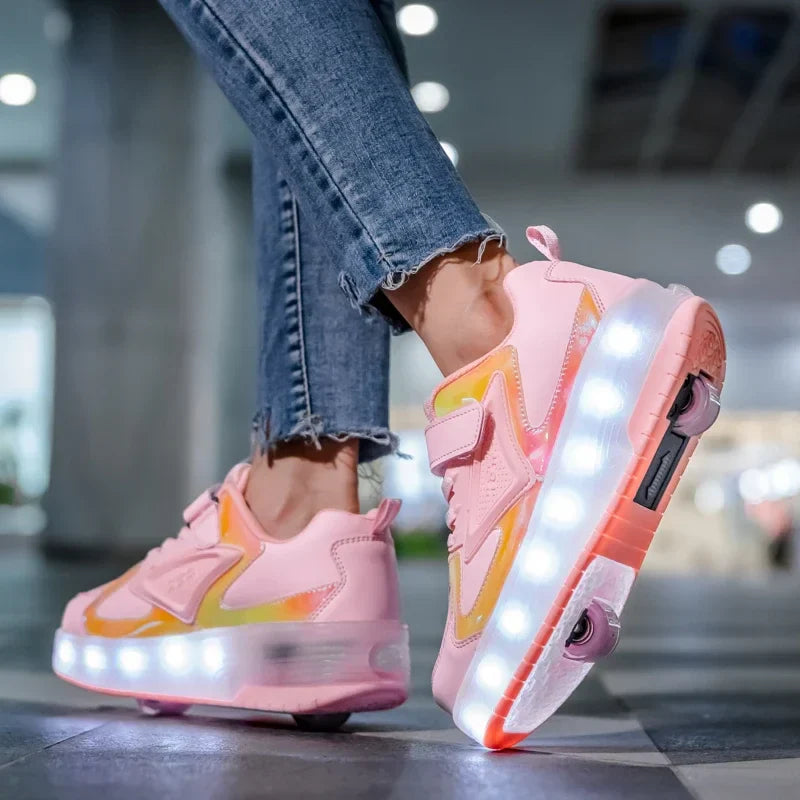 Zapatillas LED Ruedas Niños