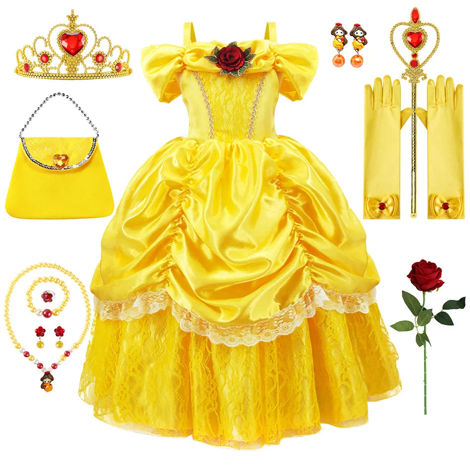 Vestido Princesa Niña Cosplay