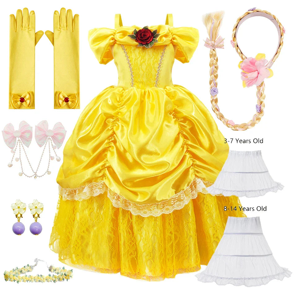 Vestido Princesa Niña Cosplay