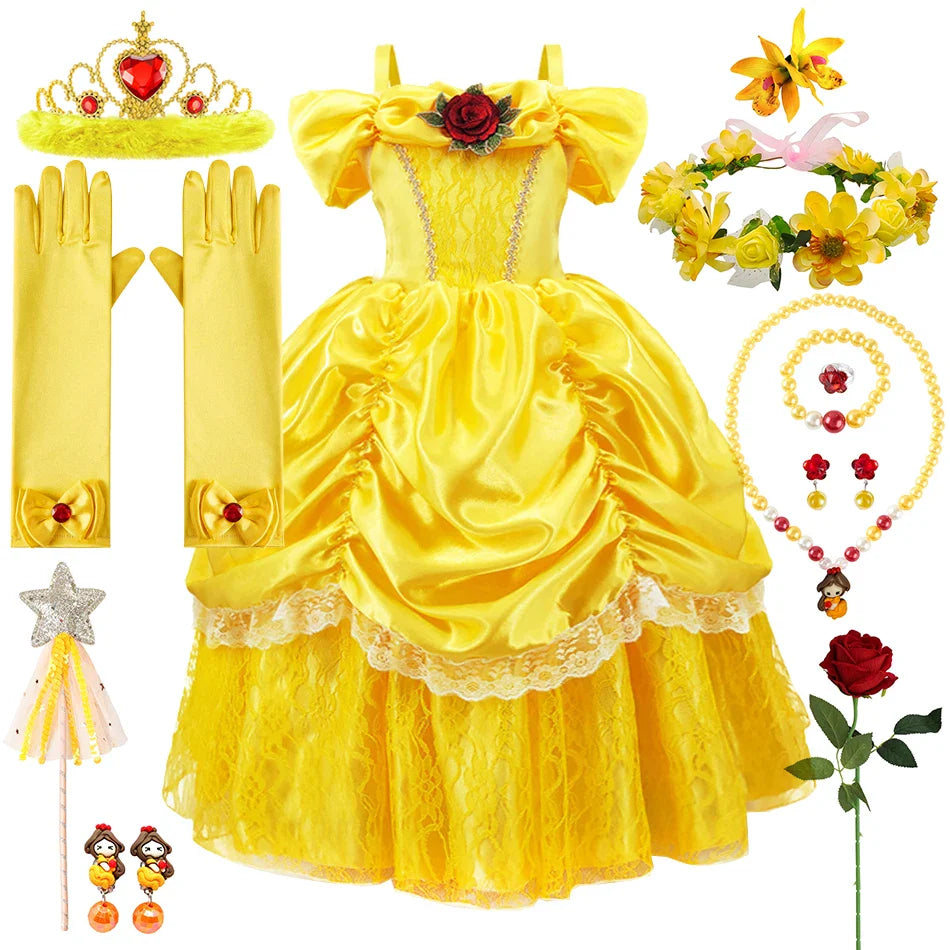 Vestido Princesa Niña Cosplay