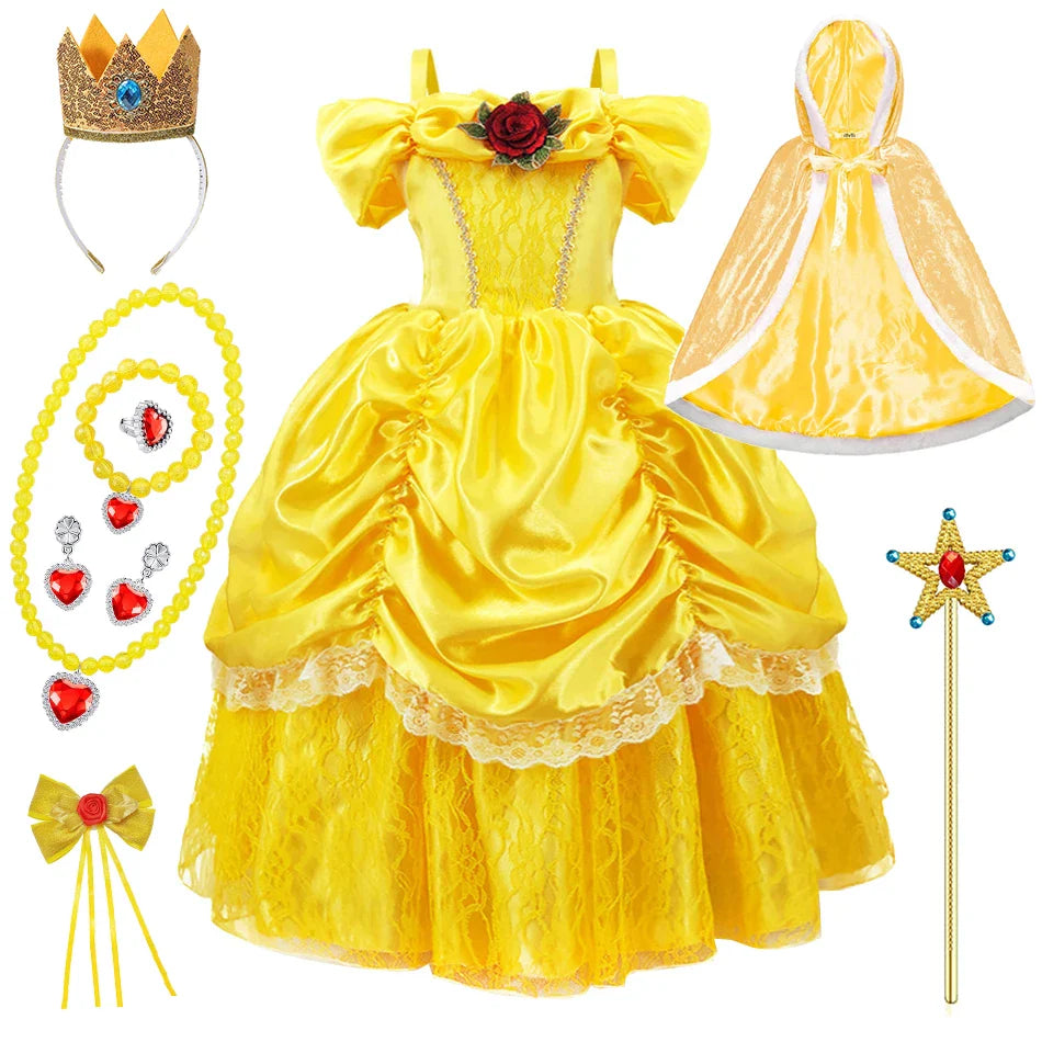 Vestido Princesa Niña Cosplay