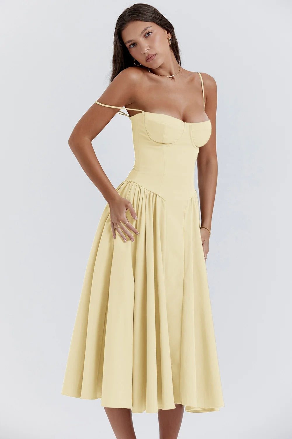 Vestido Midi Elegance Mujer