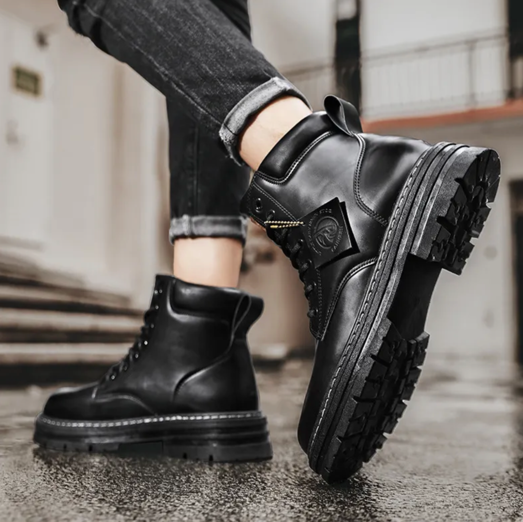 Botas Hombre Cuero Cómodas