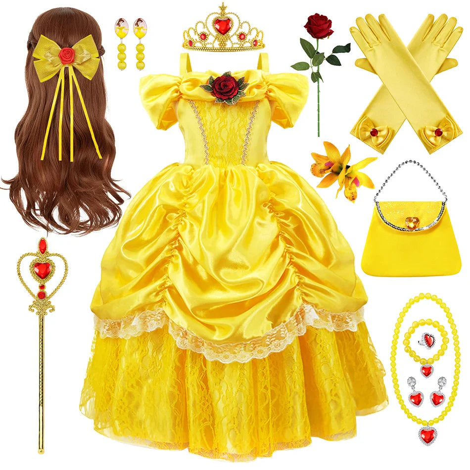 Vestido Princesa Niña Cosplay