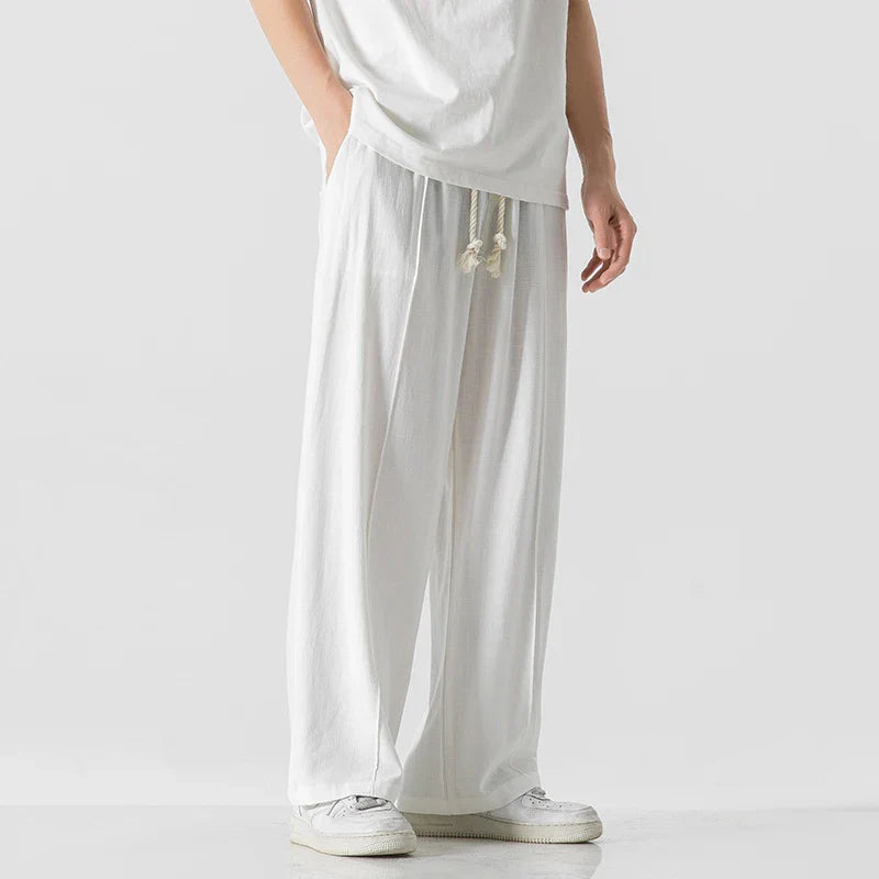 Pantalones Hombre Lino