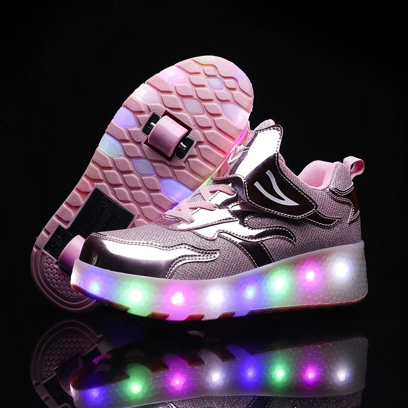 Zapatillas LED Ruedas Niños