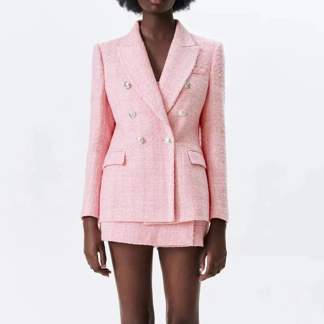 Blazer Tweed Mujer