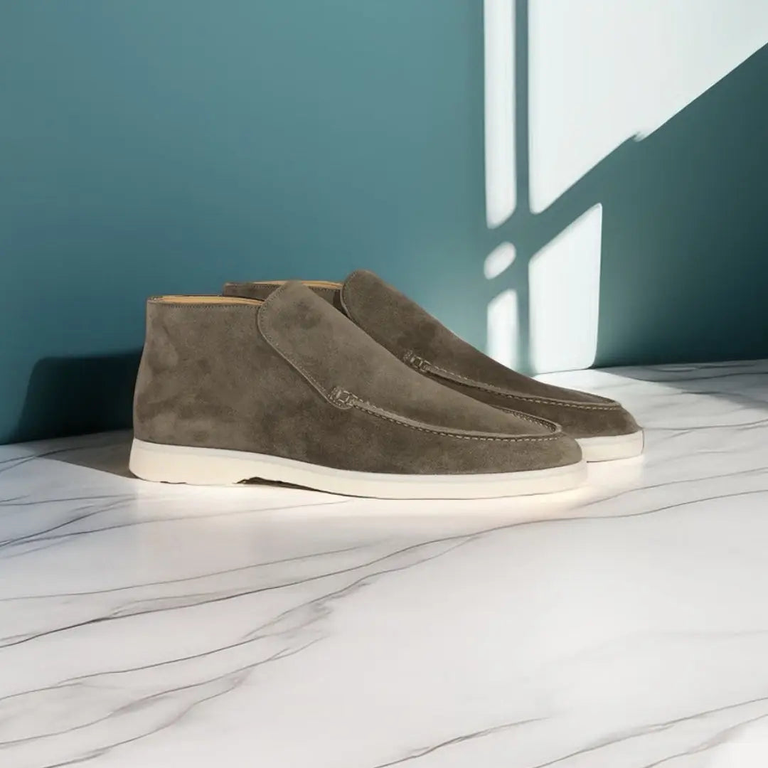 Mocasines Hombre Piel Ante