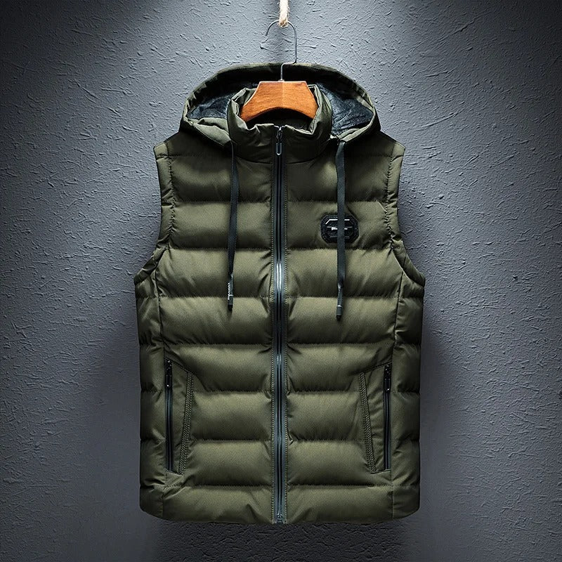 Chaleco Hombre Capucha
