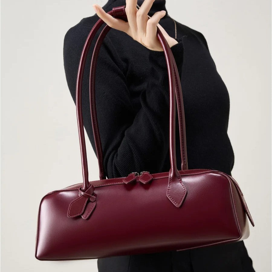 Bolso Mano Mujer Cuero