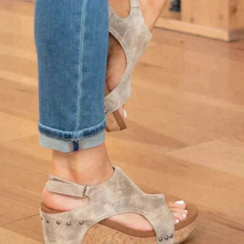 Sandalias Ortopédicas Mujer Cuero