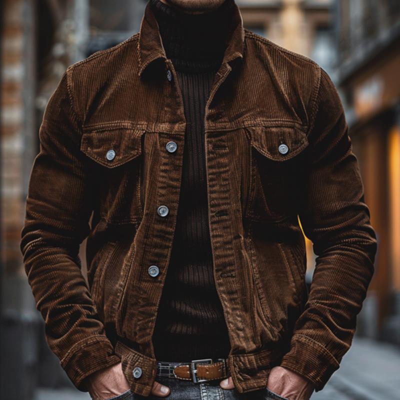 Chaqueta Pana Hombre