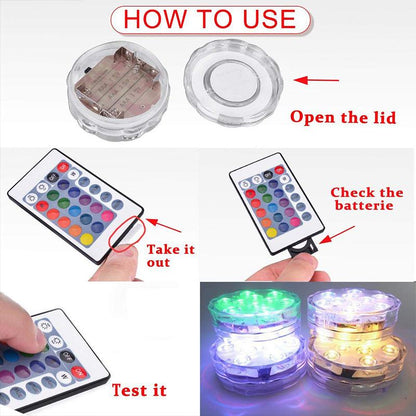 Luz LED Subacuática Alta